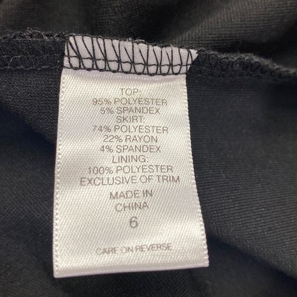 New York & company beige pink and black sleeveless dress with pockets size 6 - Picture 11 of 11